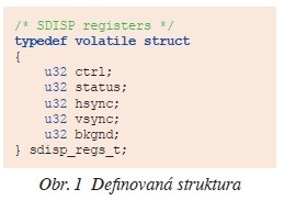 Obr. 1 Definovaná struktura